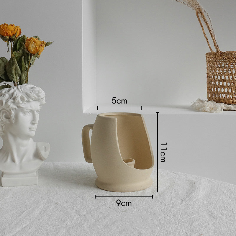 Simplicity Ceramic Vase for Dry Flower Arrangement & Decor