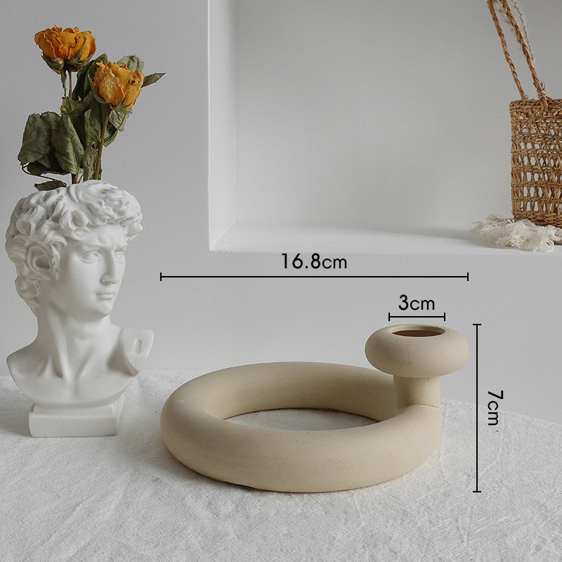 Simplicity Ceramic Vase for Dry Flower Arrangement & Decor