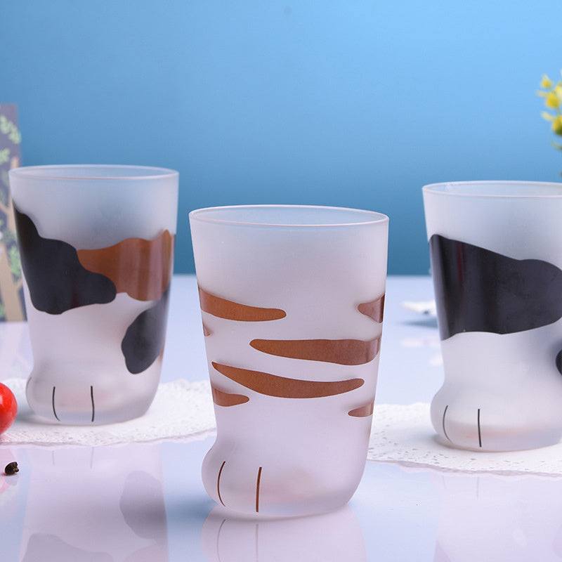 Cute Cat & Tiger Paws Porcelain Mug – Office Coffee & Breakfast Cup