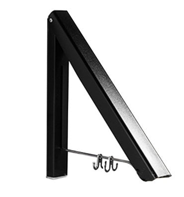 Foldable Punch-Free Wall Hanger – Space Aluminum Coat & Clothes Rack