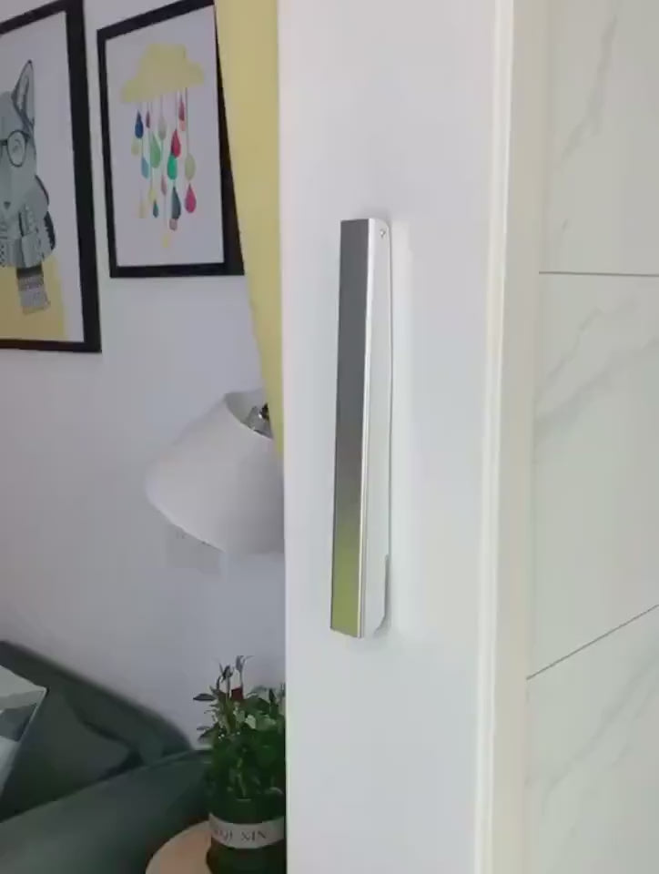 Foldable Punch-Free Wall Hanger – Space Aluminum Coat & Clothes Rack